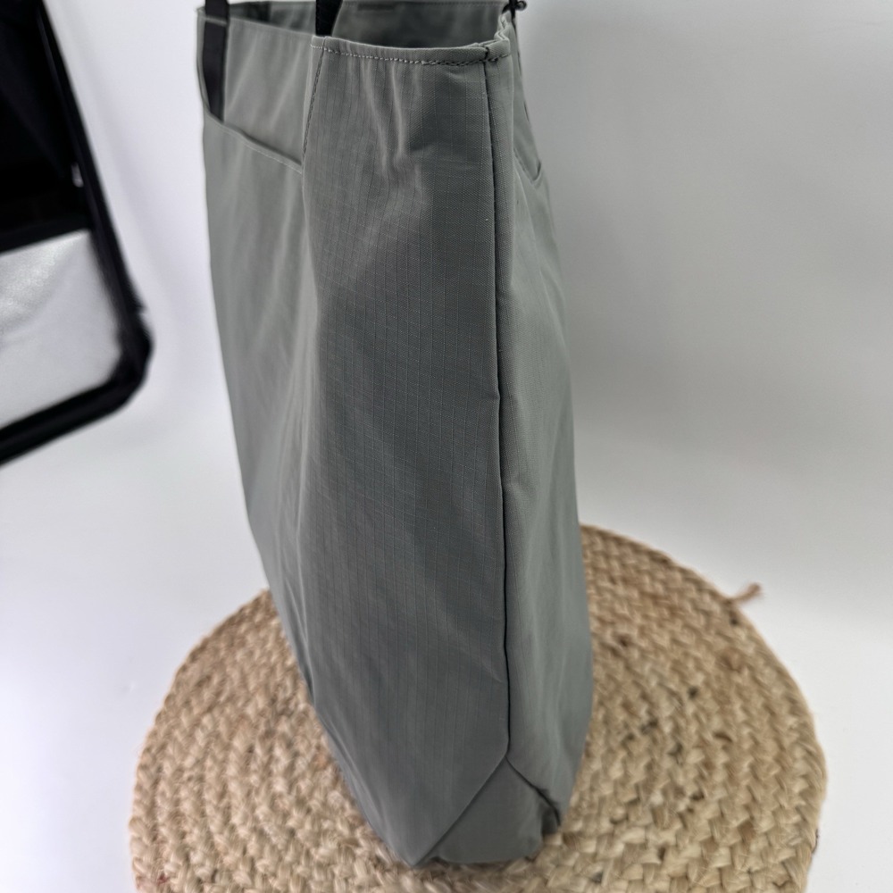 Everyday Gray Tote Bag with Black Straps - Women Bags Totes - Picture 11 of 16